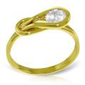 14K. SOLID GOLD RING WITH 0.50 CT. NATURAL DIAMOND