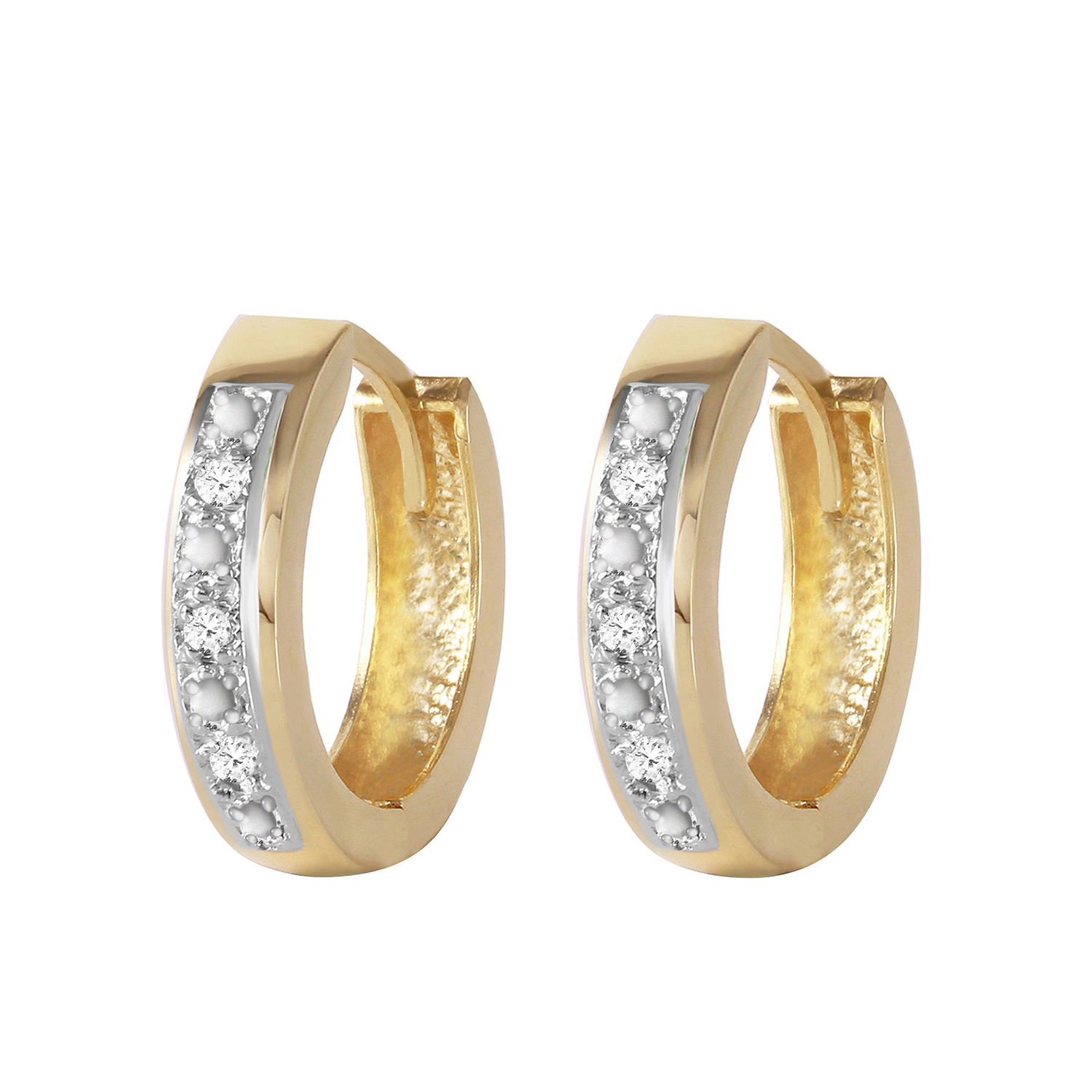 14k gold hoop earrings